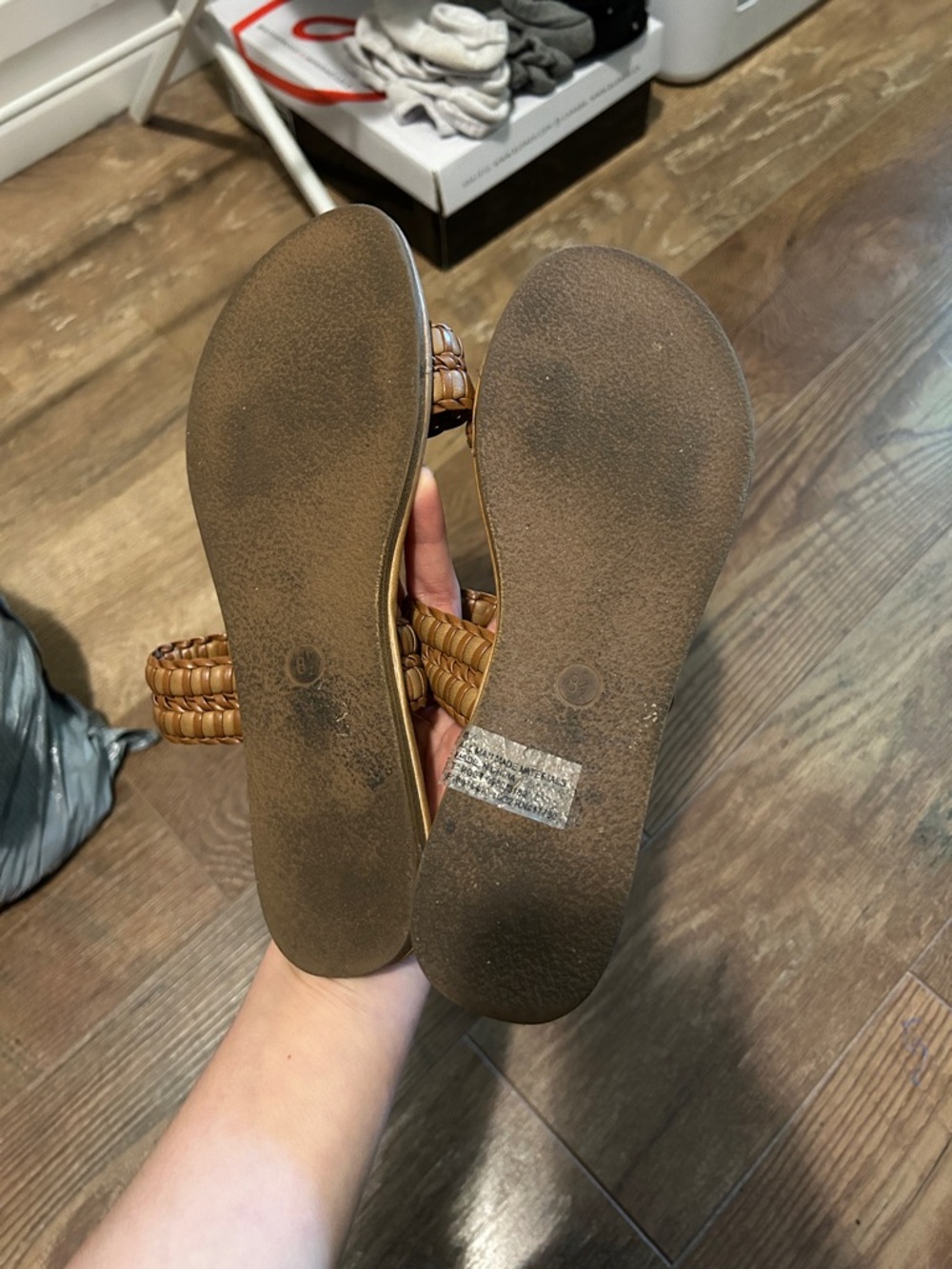 Universal Thread Braided Sandals - Picture 2 of 2